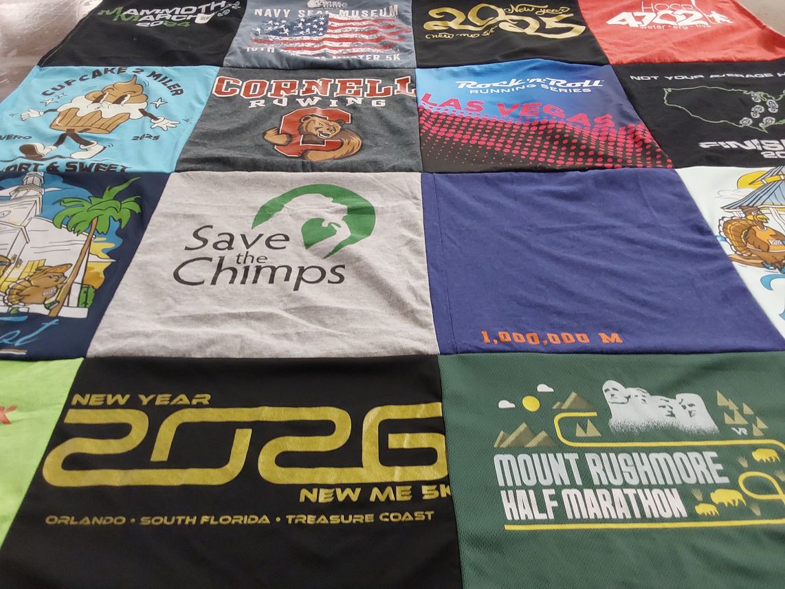 T-shirt quilt from cornell university by Julie from FL