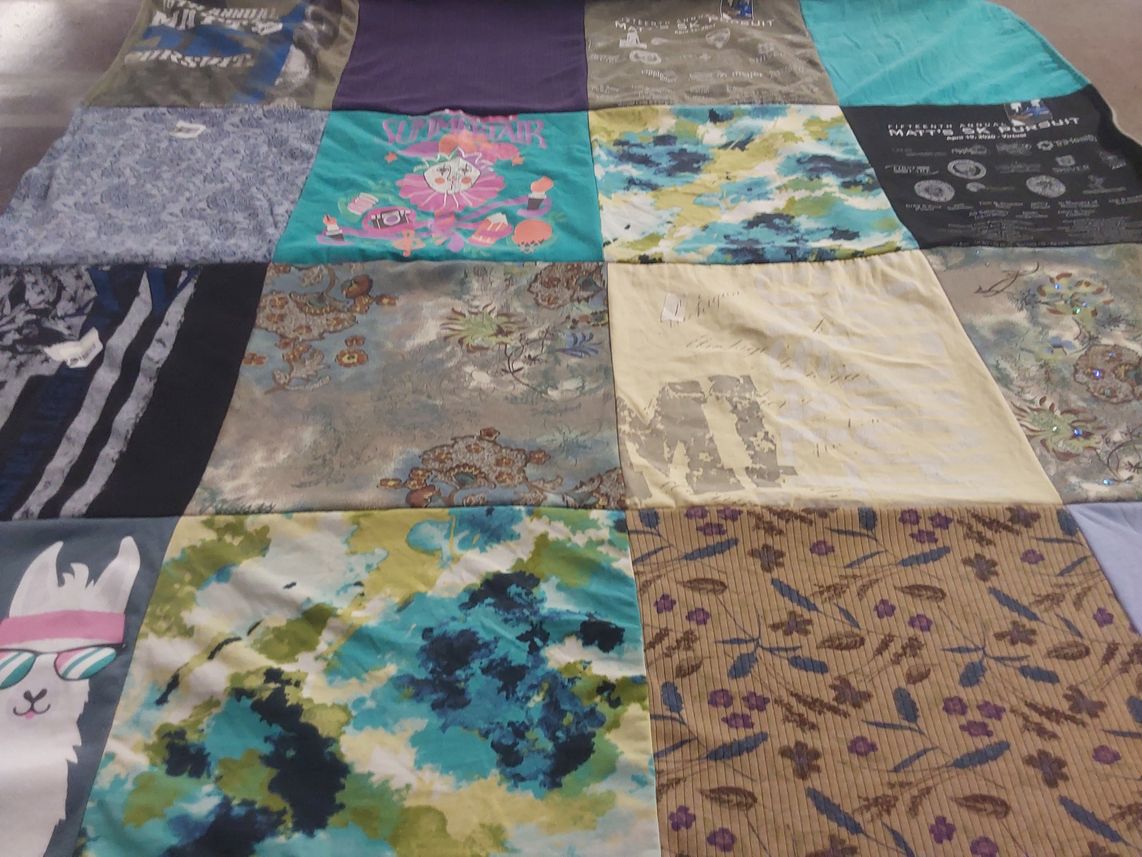 T-shirt quilt by Angie from OH