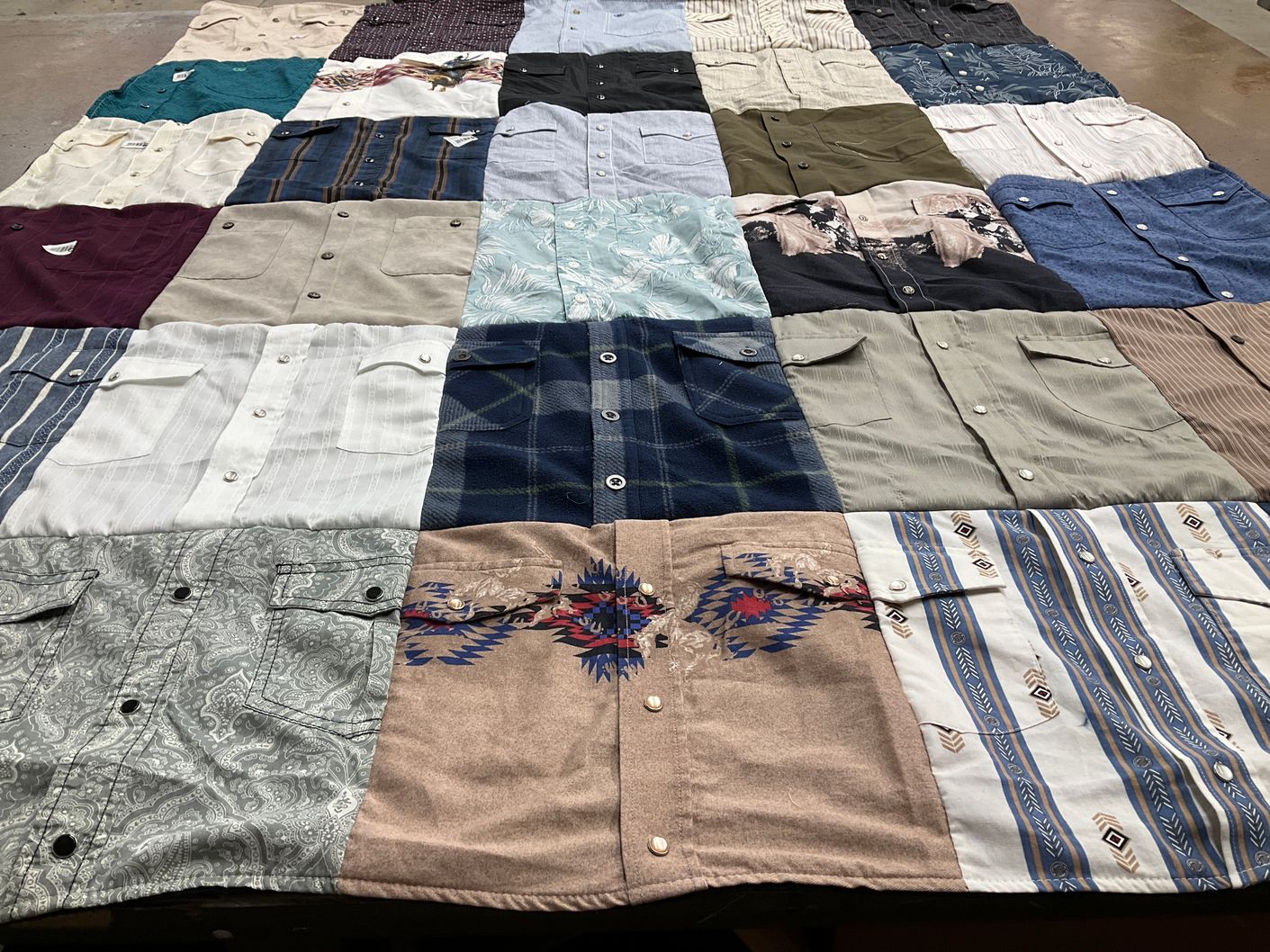 T-shirt quilt by Sergio from NM