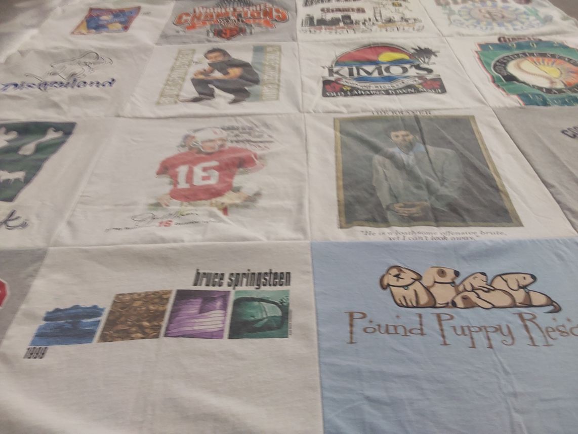 T-shirt quilt featuring san francisco 49ers by Loretta from CA