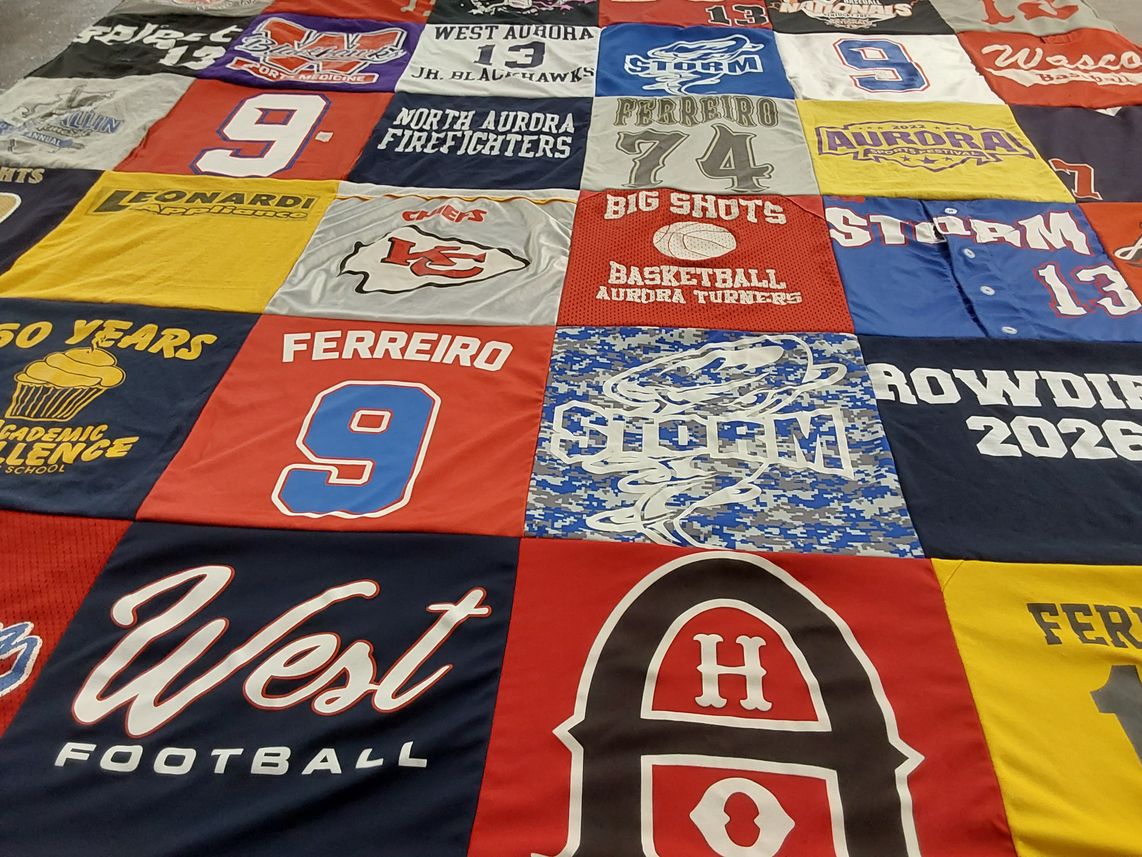 T-shirt quilt featuring storm by Tony from IL