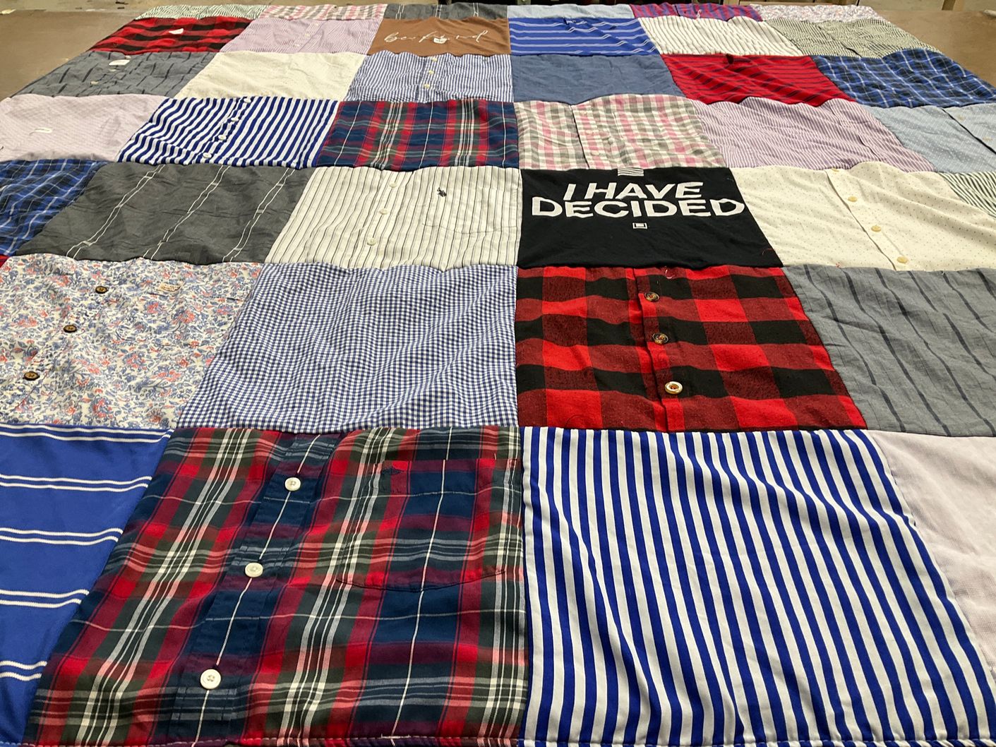 T-shirt quilt by Esther from NY