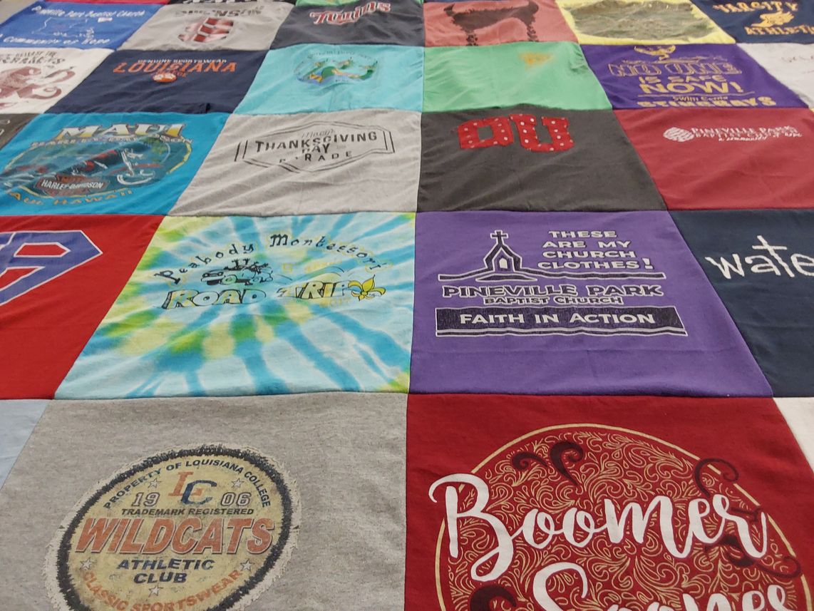T-shirt quilt featuring wildcats athletic club by Emily from LA