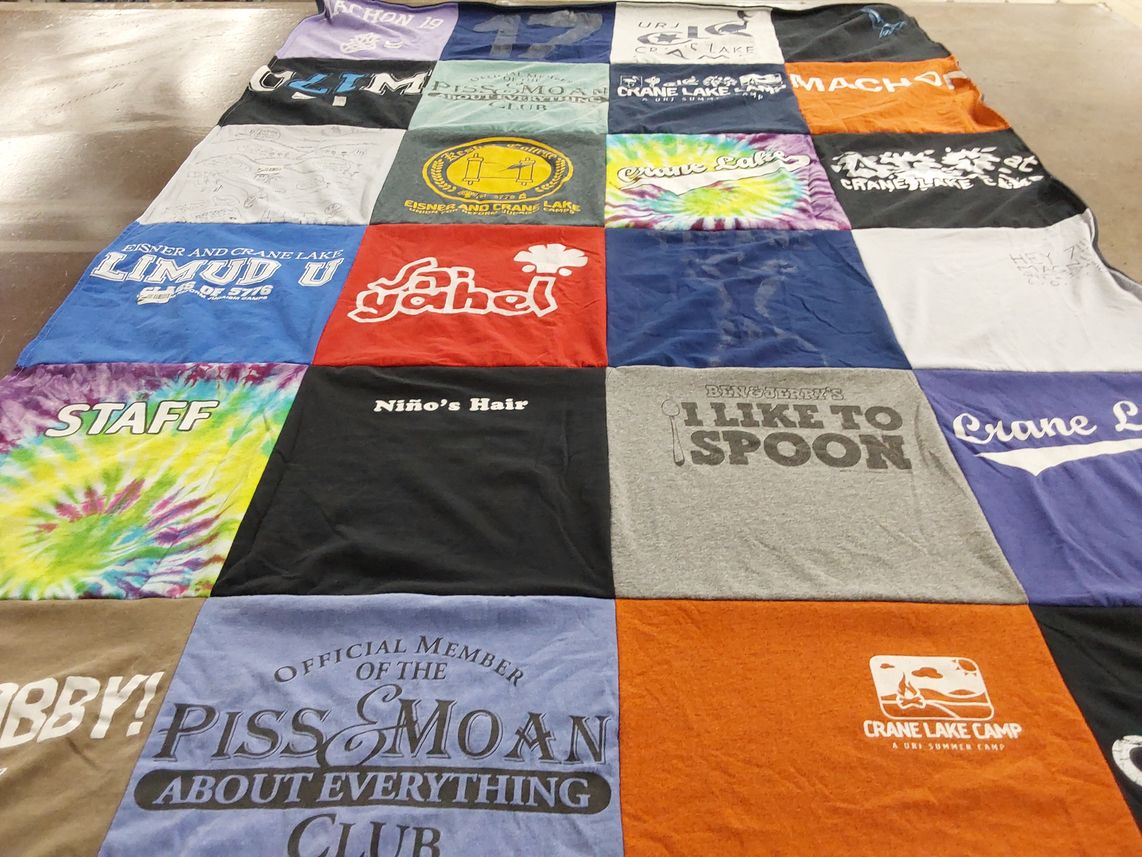 T-shirt quilt from limud u by Jenna from NY