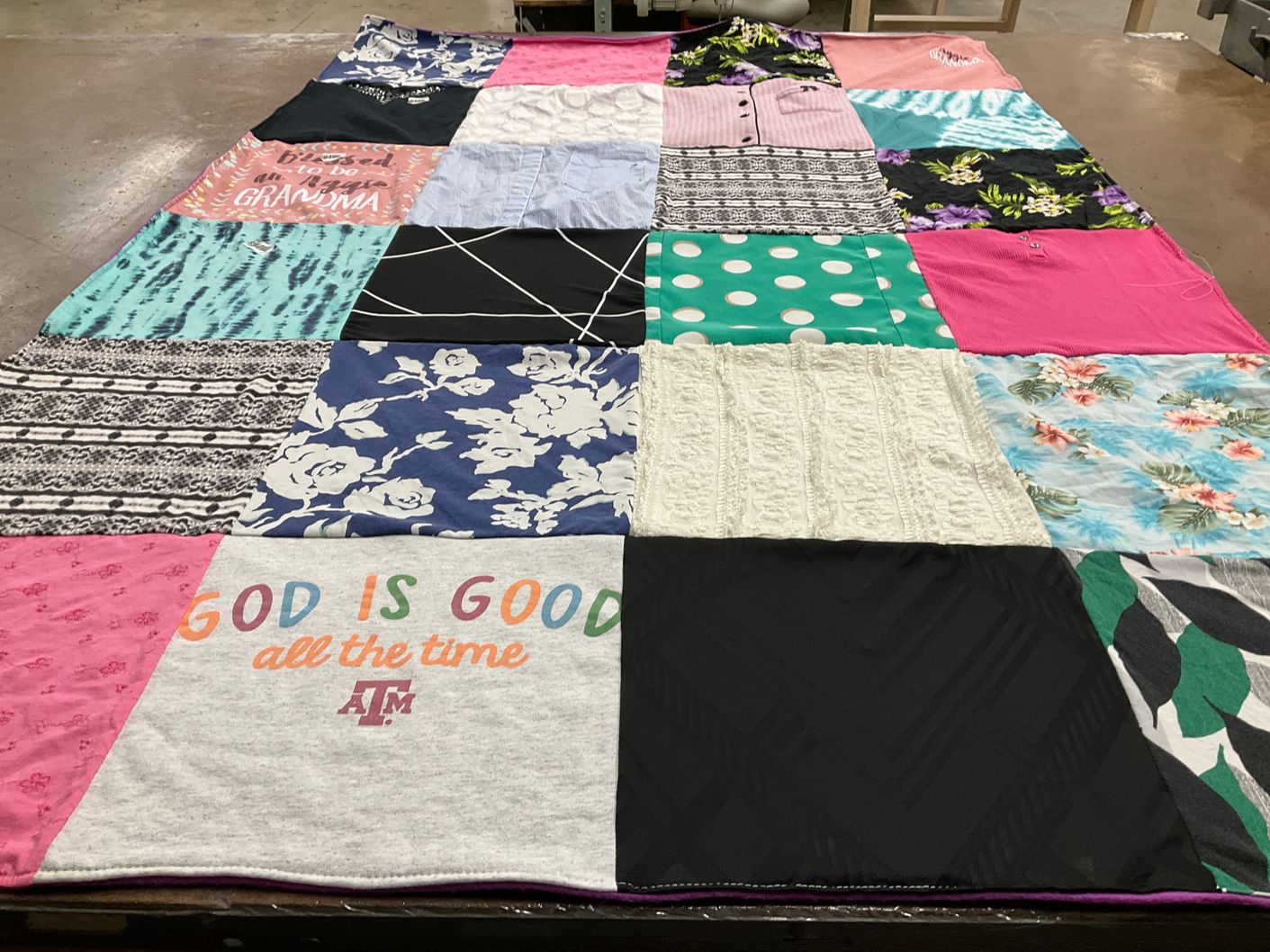 T-shirt quilt from texas a&m university by Saoirse from WA