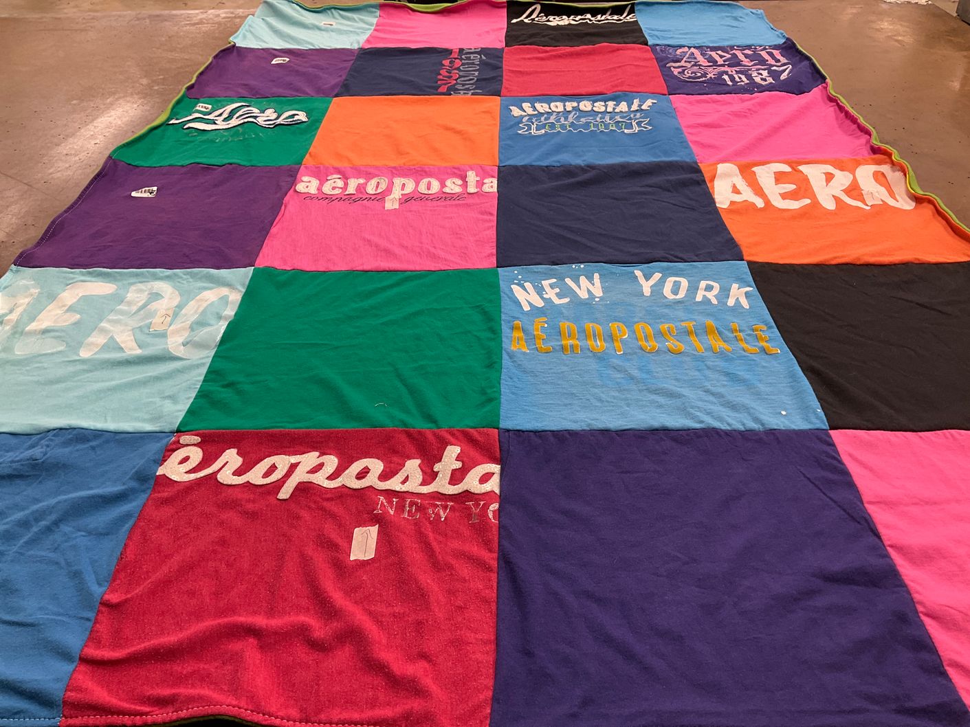 T-shirt quilt by Bernadette from TN