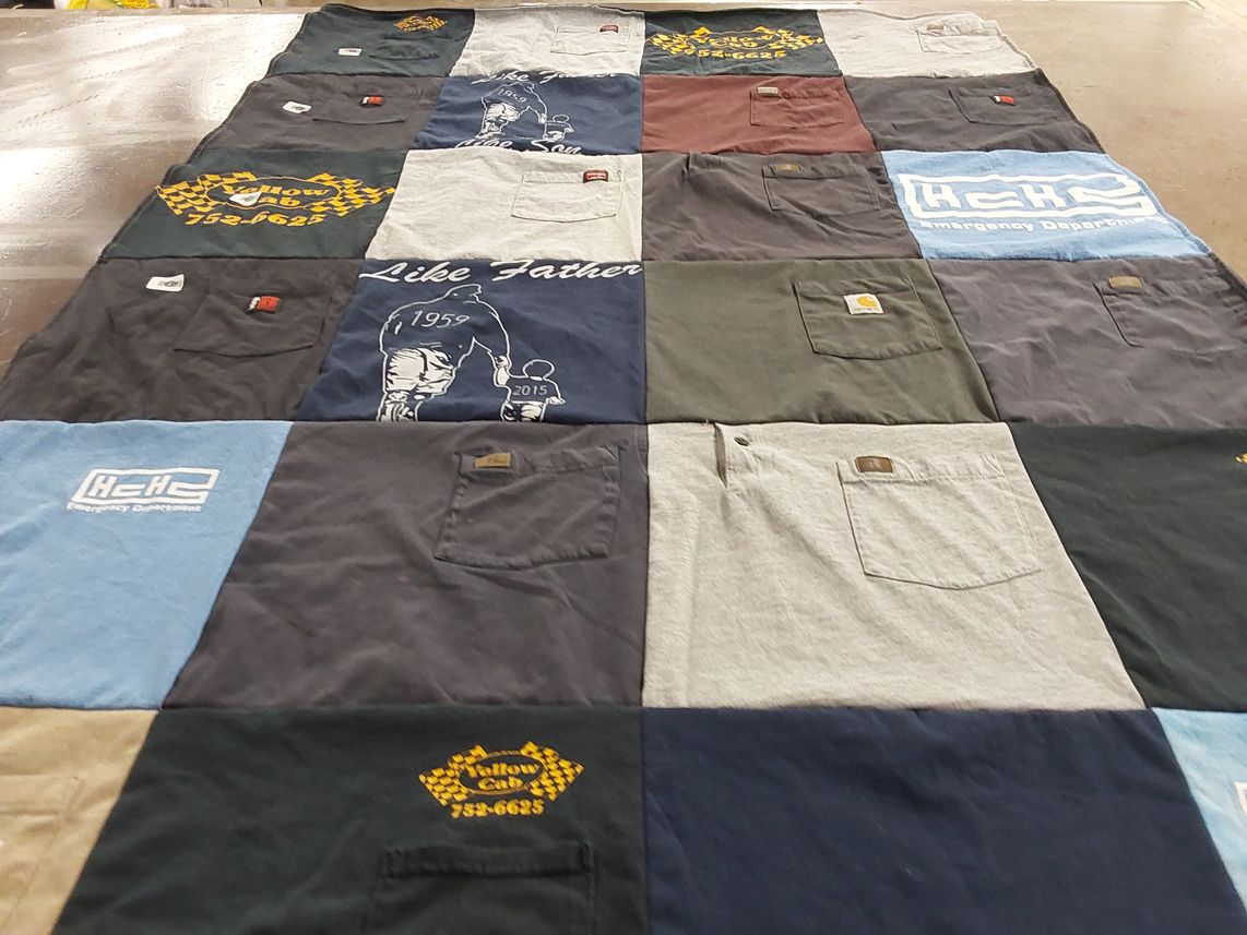 T-shirt quilt by Jessica from IA
