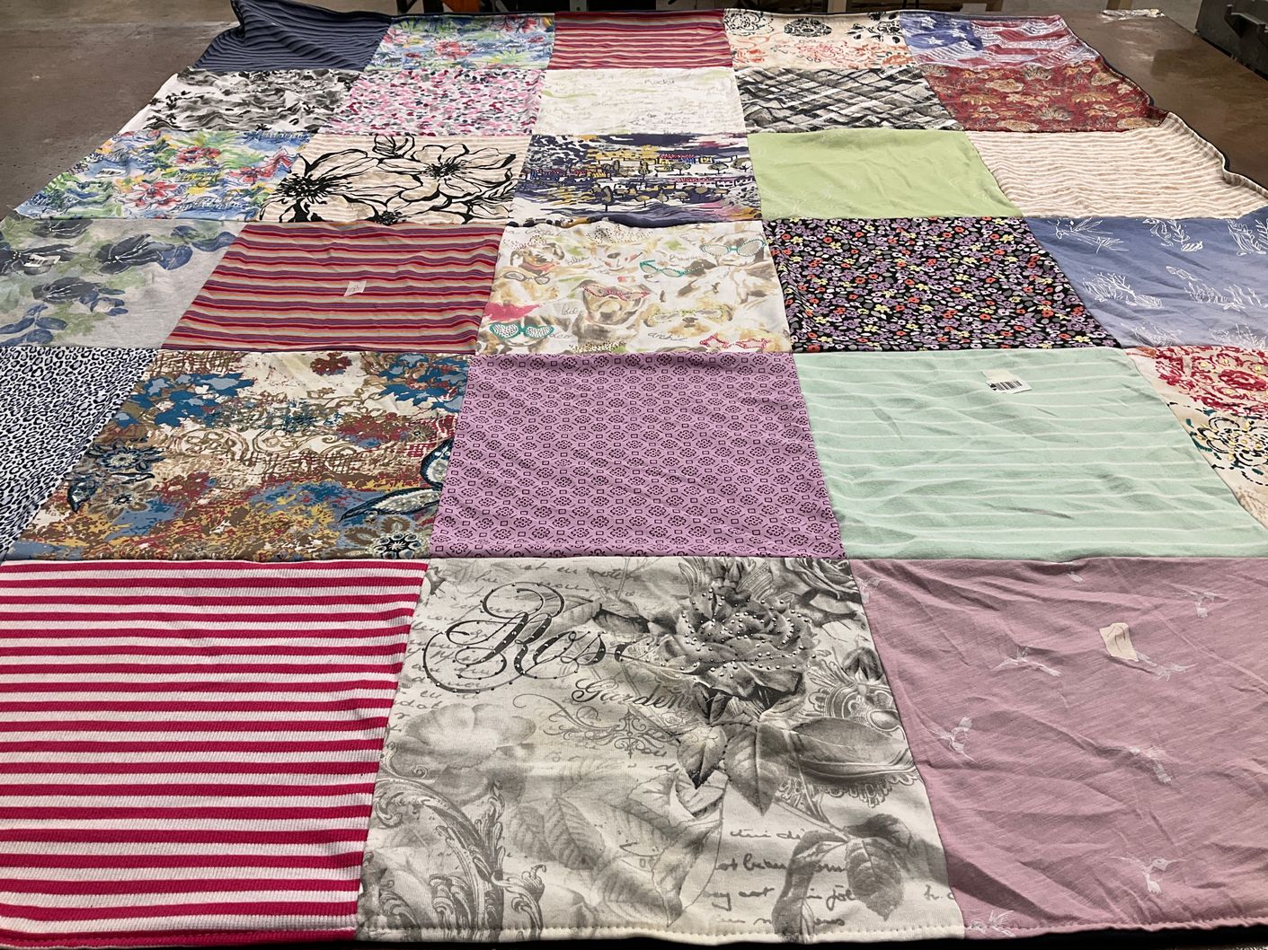 T-shirt quilt by Kathy from WI