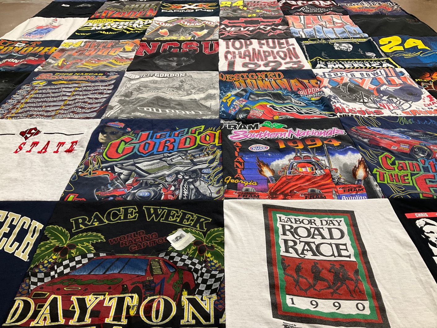T-shirt quilt from north carolina state university by DENNIS from GA