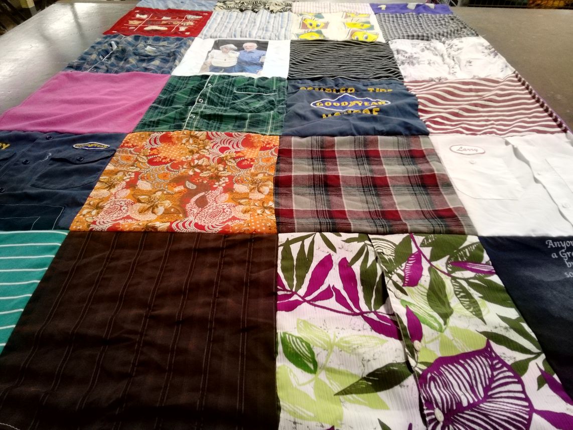T-shirt quilt by CARRIE from WI