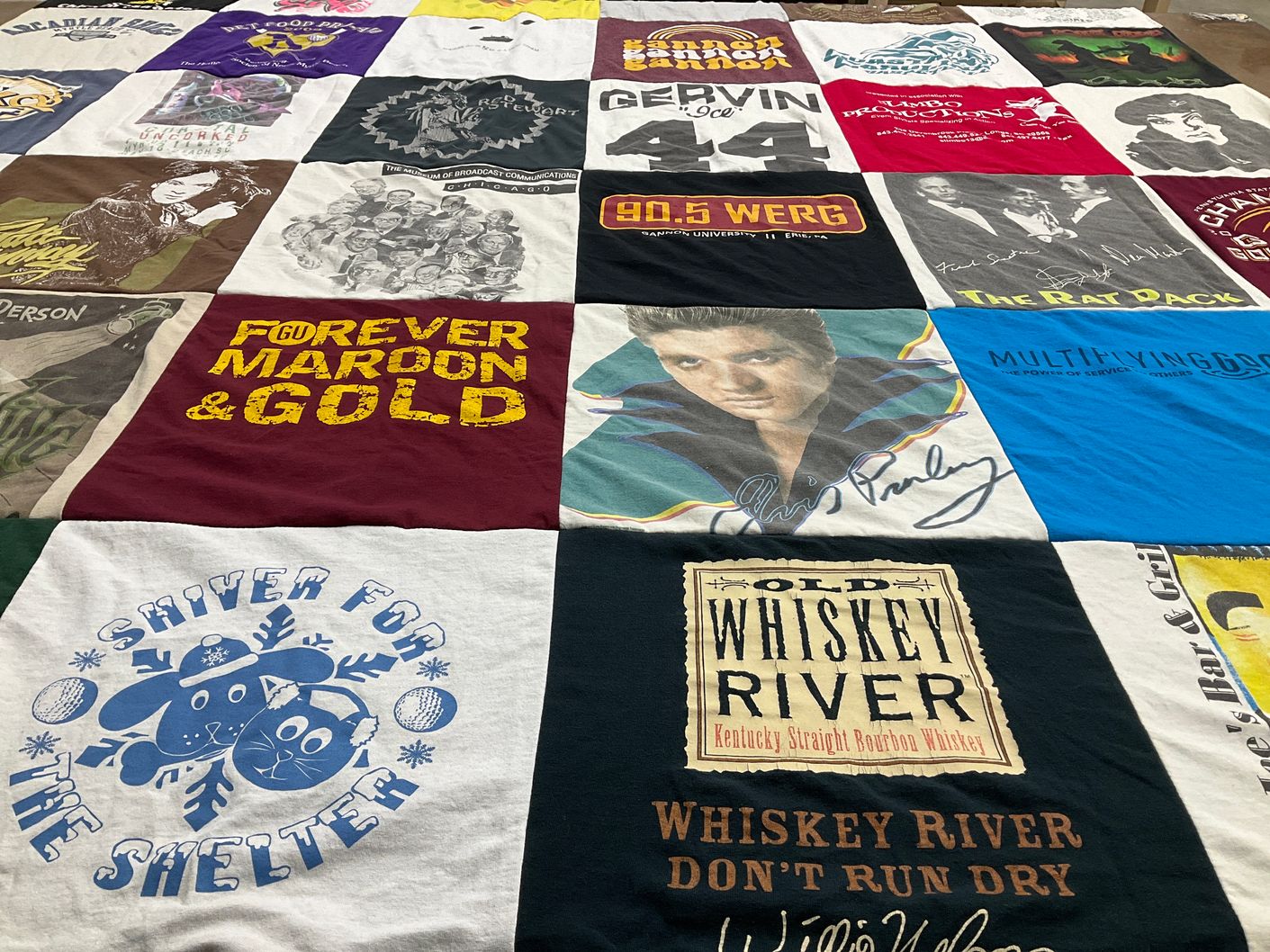T-shirt quilt from governors state university by JEFFREY from SC