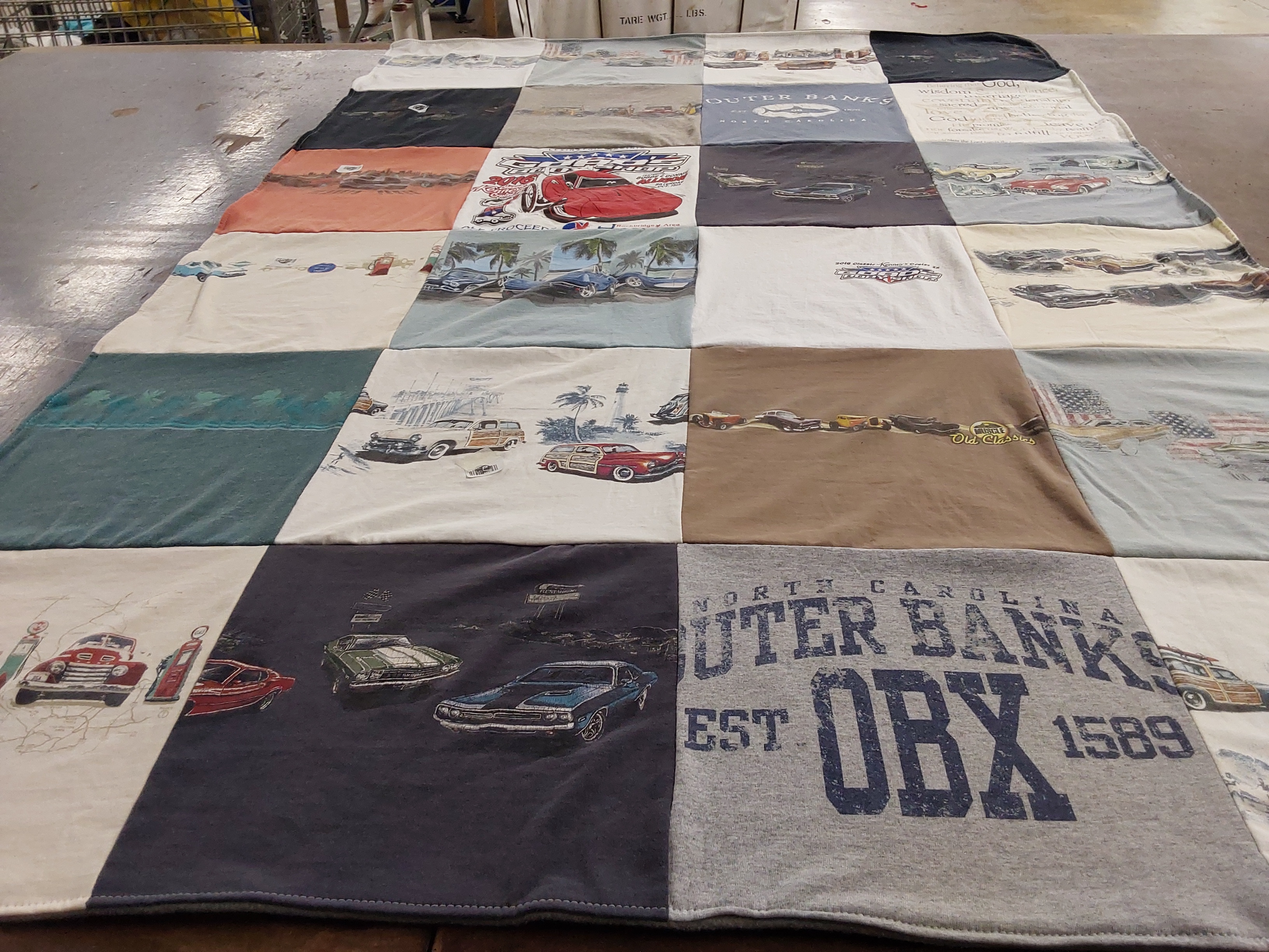 T-shirt quilt from chatham university, carnegie mellon university by Sivan from UT
