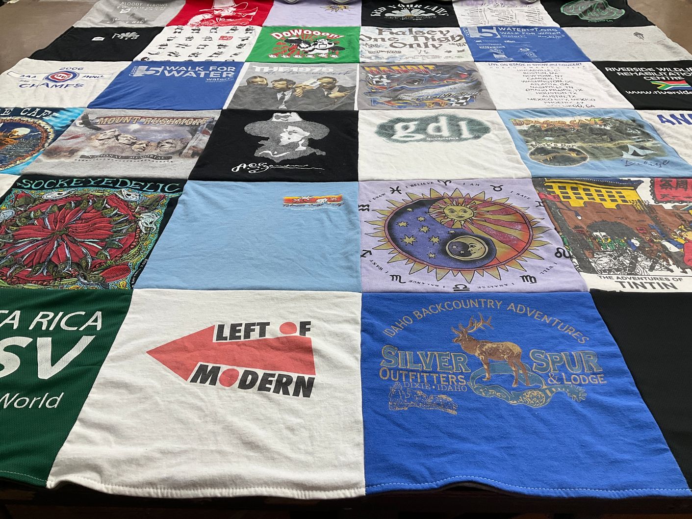 T-shirt quilt from pacific university by Autumn from WA