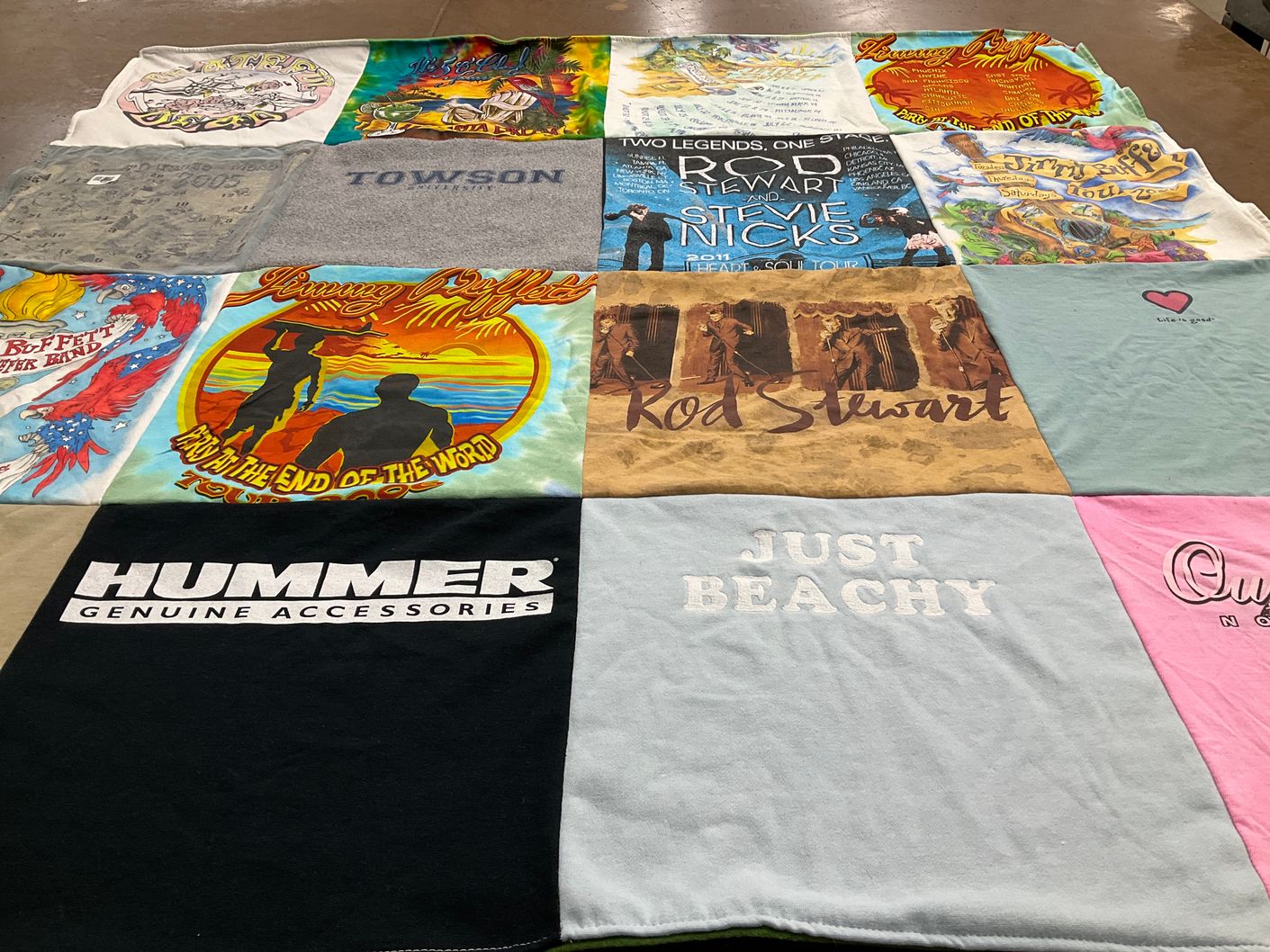 T-shirt quilt from towson university by Dawn from PA
