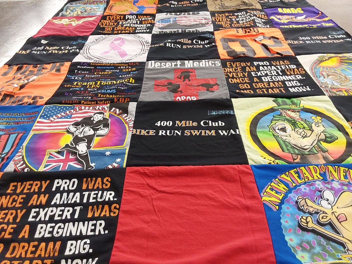 T-shirt quilt by Treverly from AZ