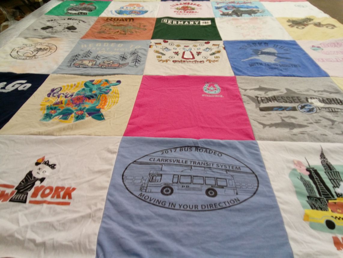 T-shirt quilt by Isabela from OK