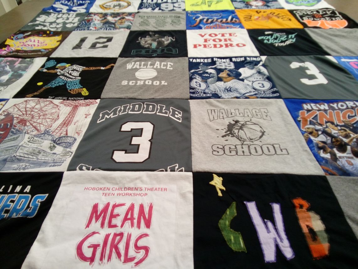 T-shirt quilt featuring new york knicks by Melodee from NY