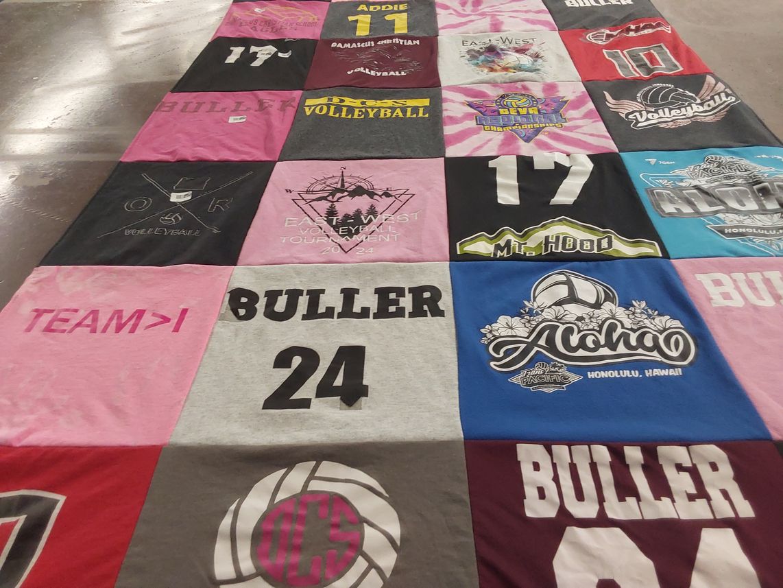 T-shirt quilt featuring buller by Addison from OR