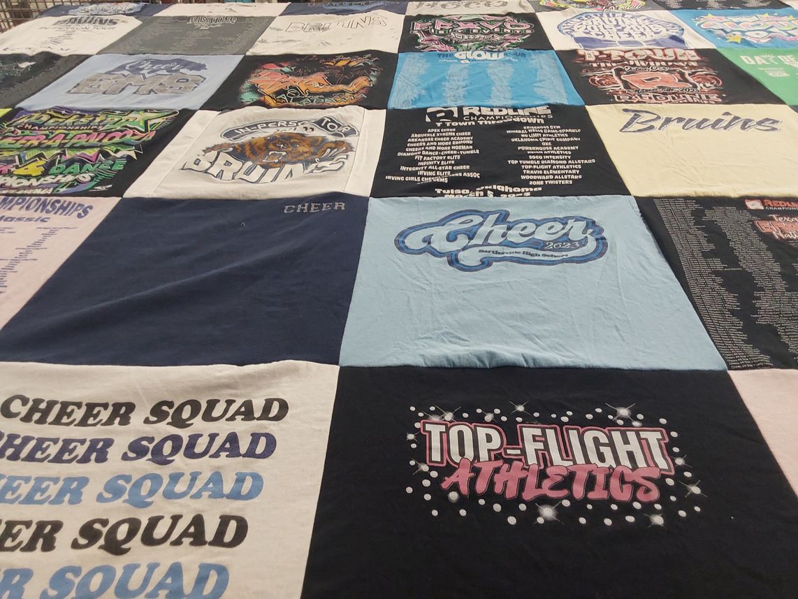 T-shirt quilt featuring bartow high school by Olivia from FL