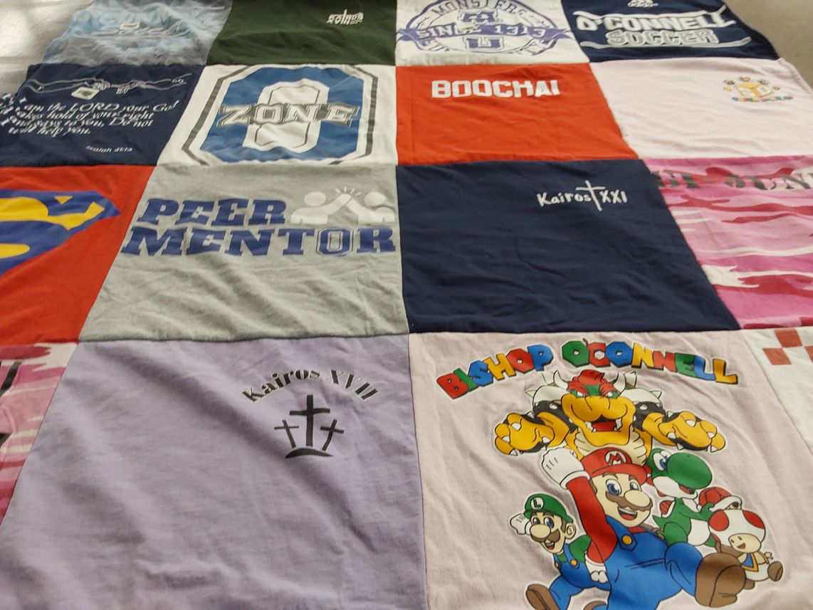 T-shirt quilt from bishop o'connell high school by ILIRIANA from VA