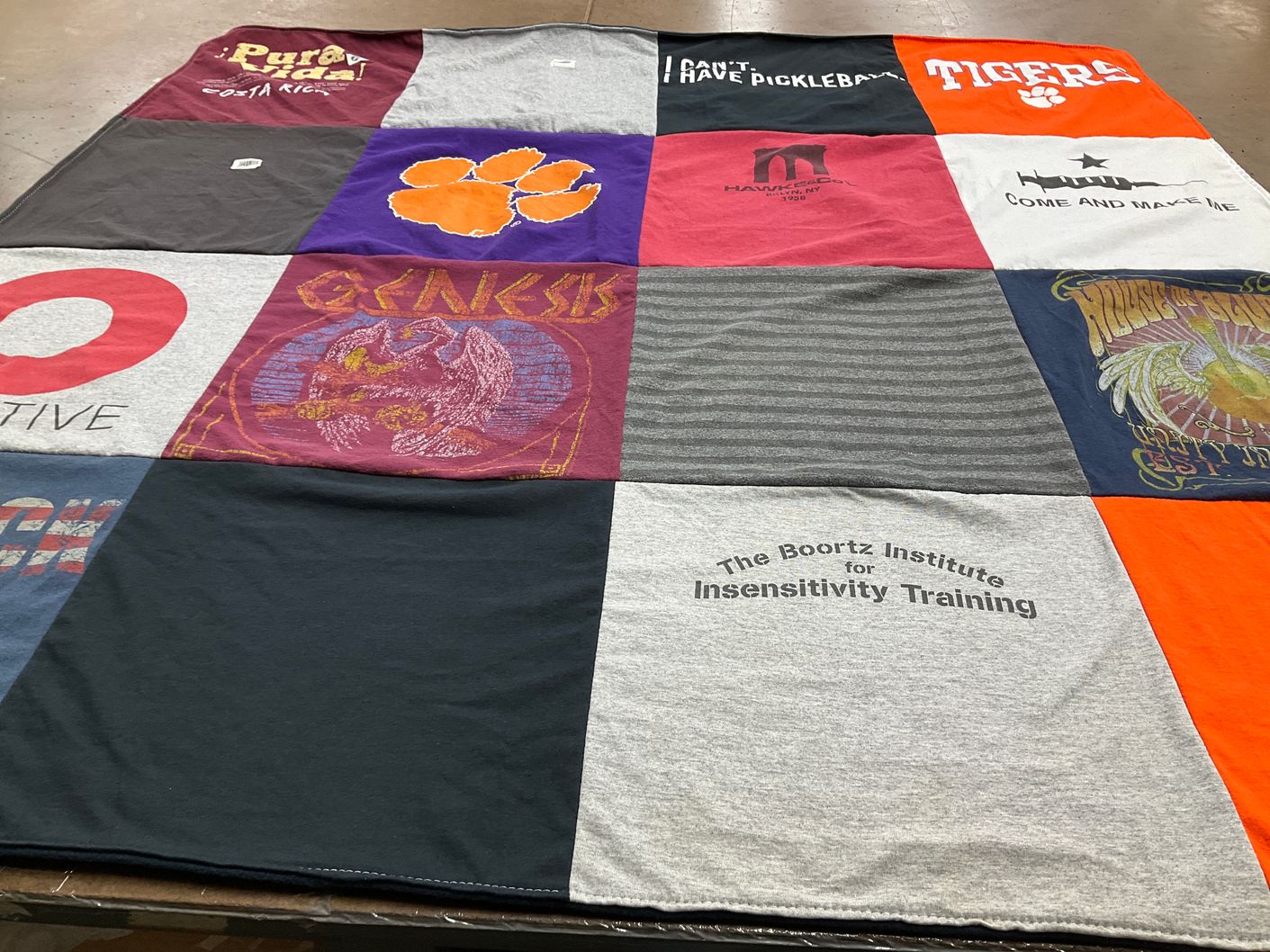 T-shirt quilt from clemson university by gean from SC