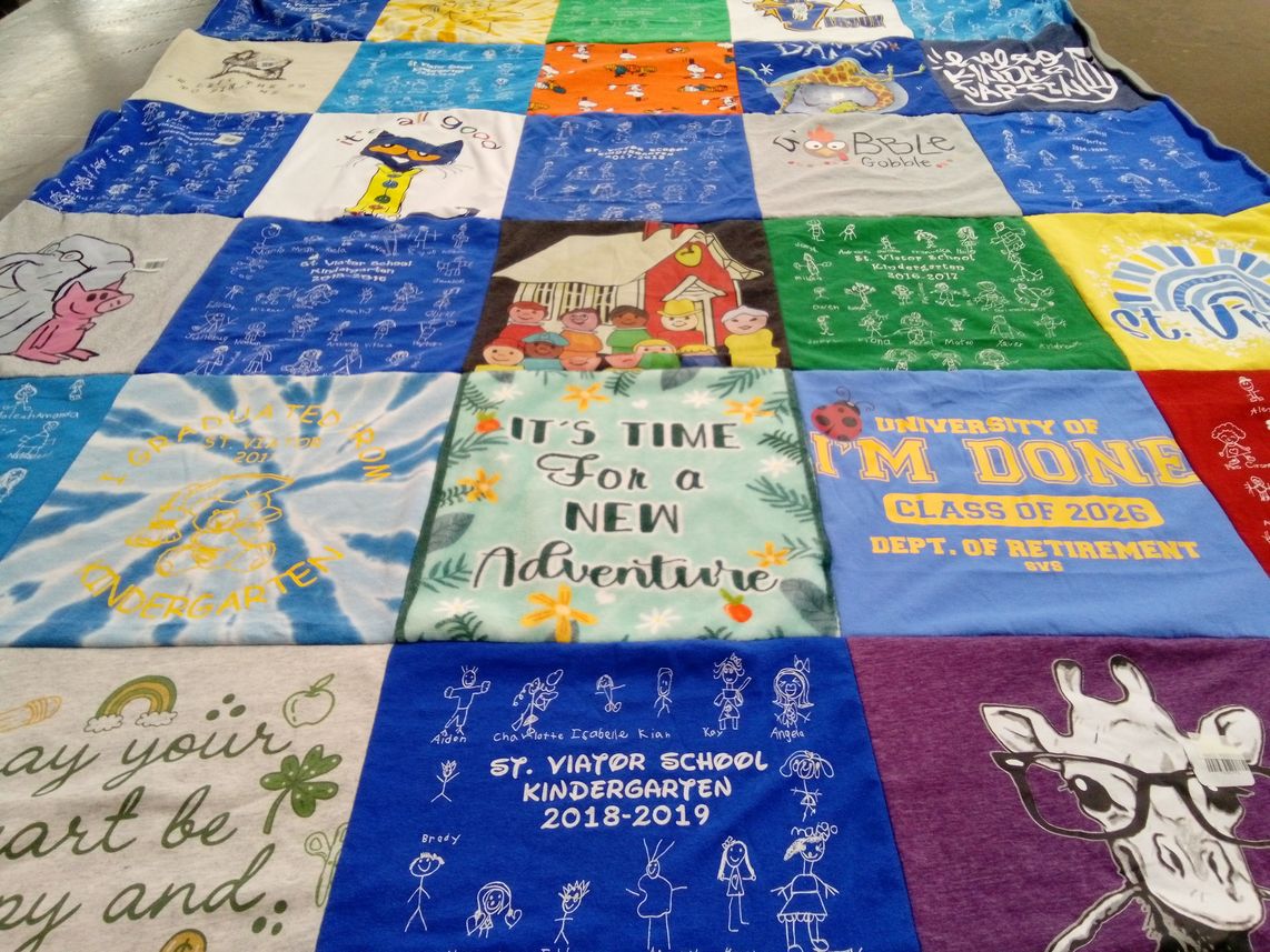 T-shirt quilt from university of st. viator by sharon from NV