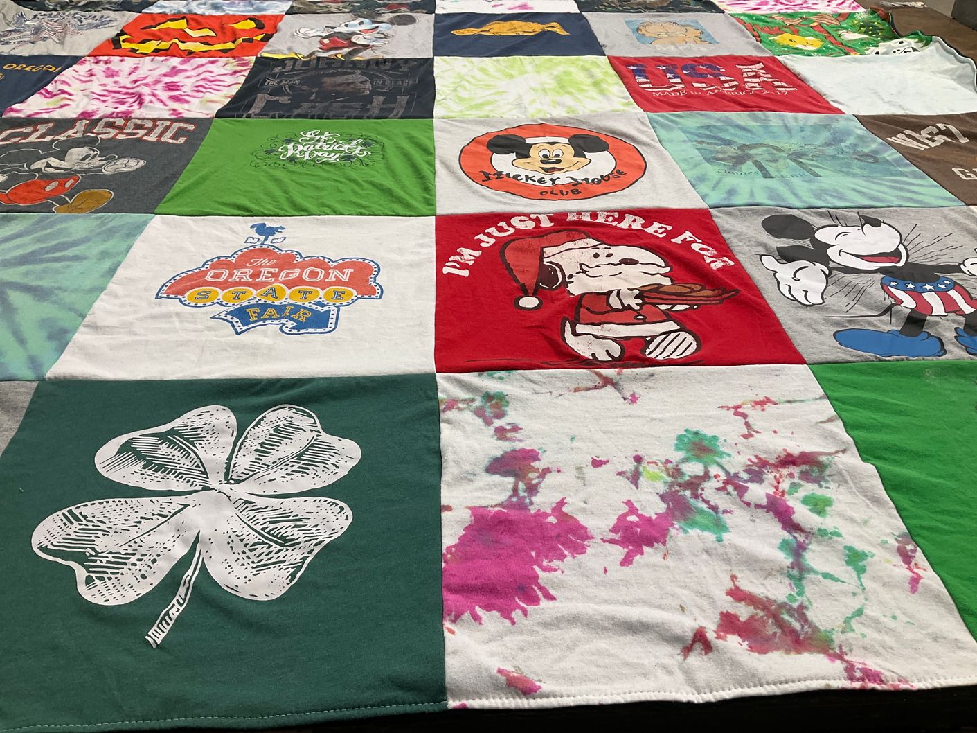 T-shirt quilt from oregon state university by marianne from OR