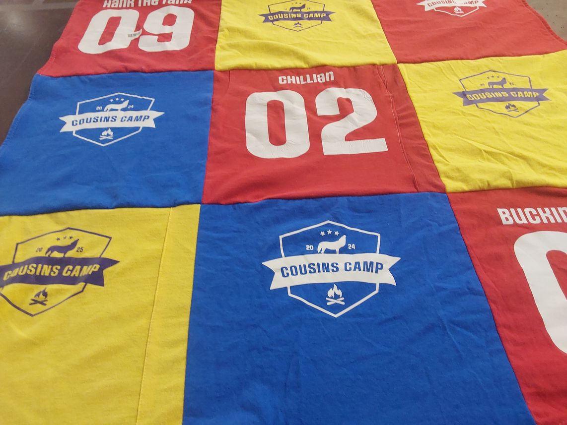 T-shirt quilt by Keddie from MO