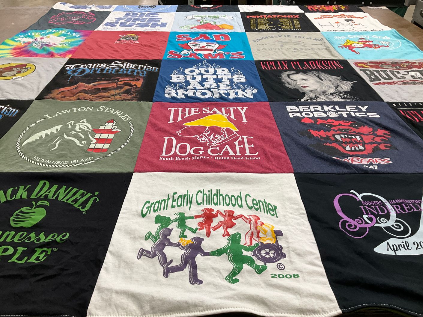 T-shirt quilt from berkley robotics by Maddie from MI