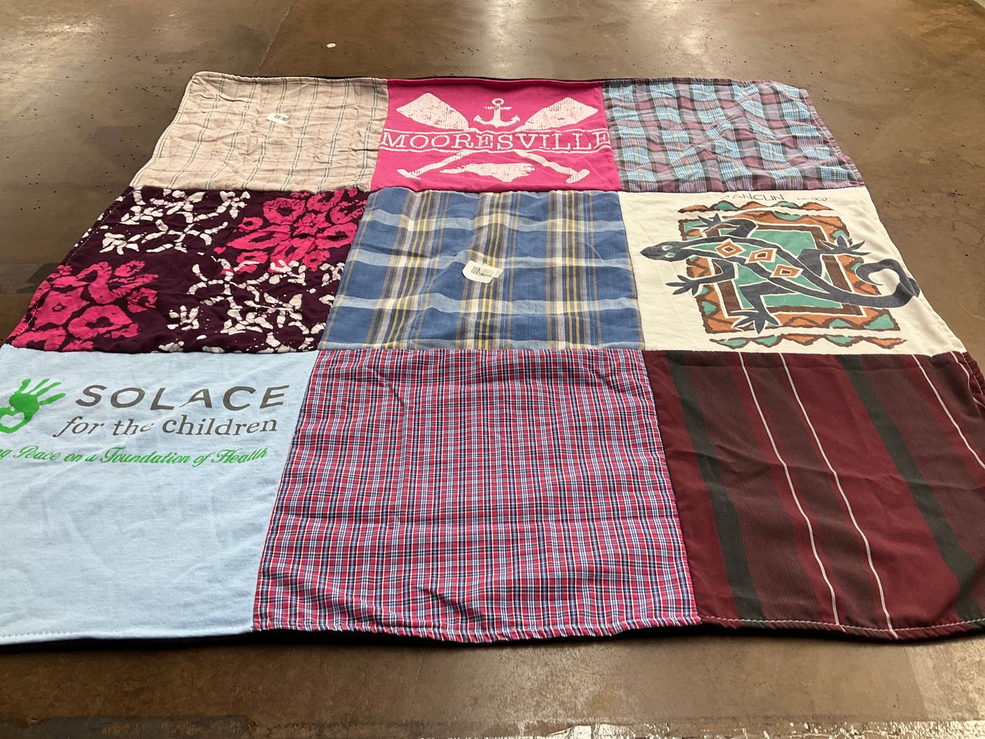 T-shirt quilt with community service, support themes by William from NC