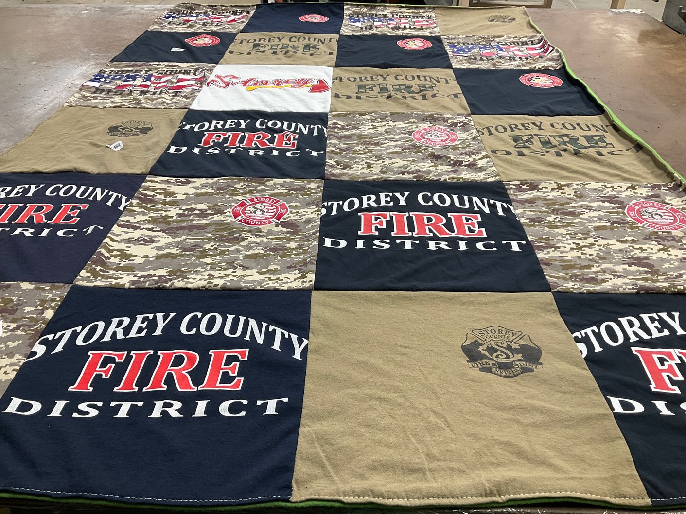 T-shirt quilt by Carrie from NV