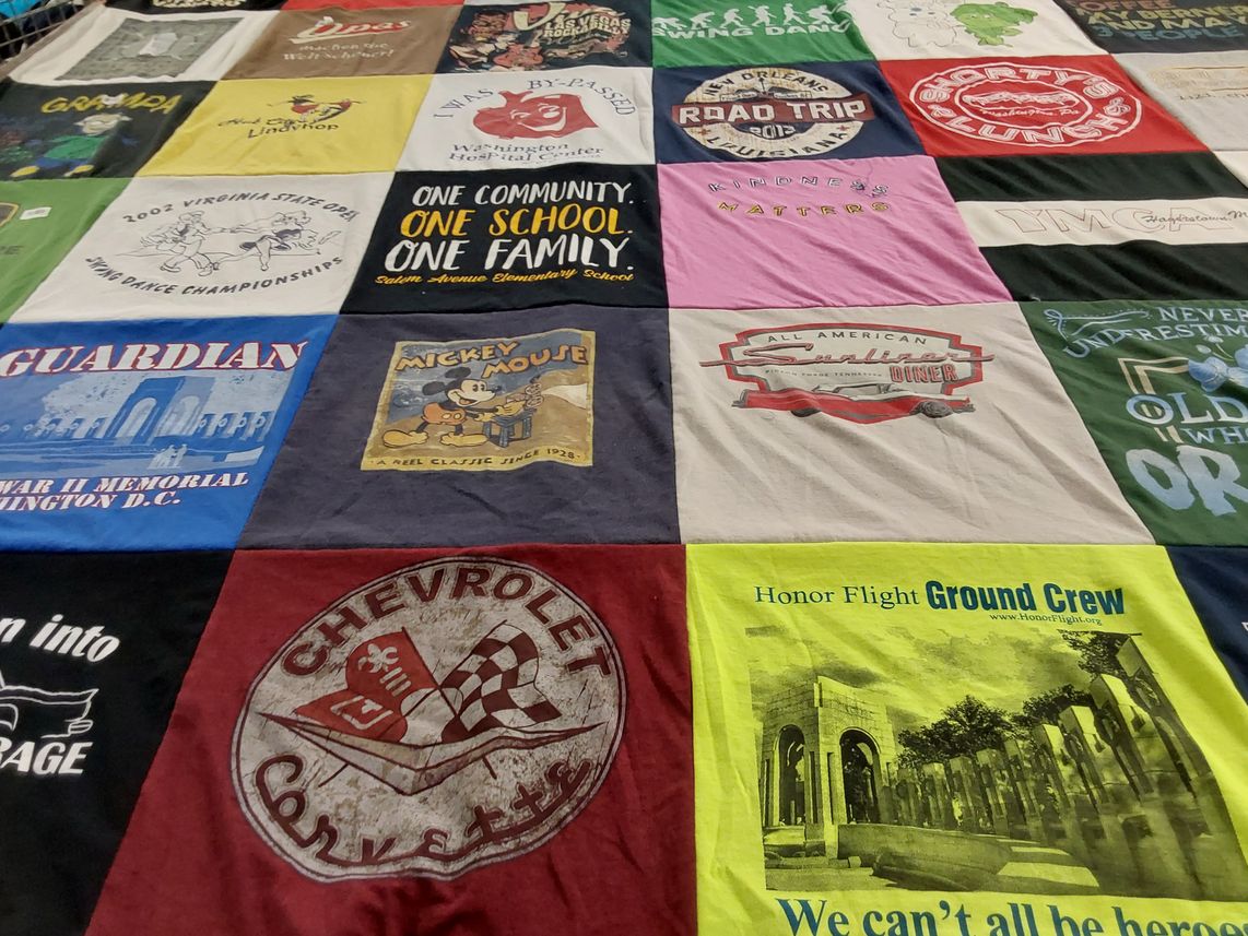 T-shirt quilt from salem avenue elementary school by Stephen from MD