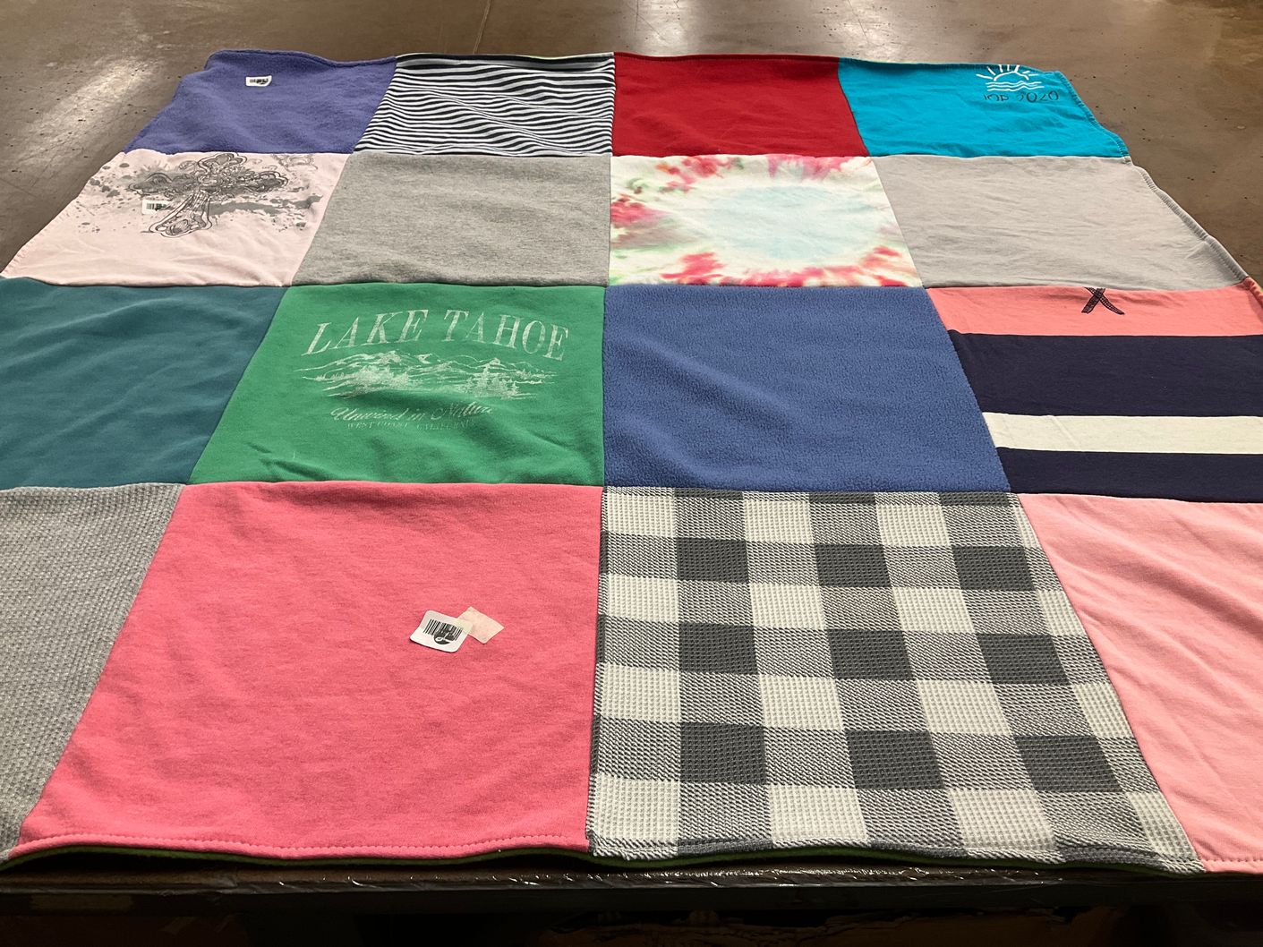 T-shirt quilt from university of nevada, reno by Kara from PA