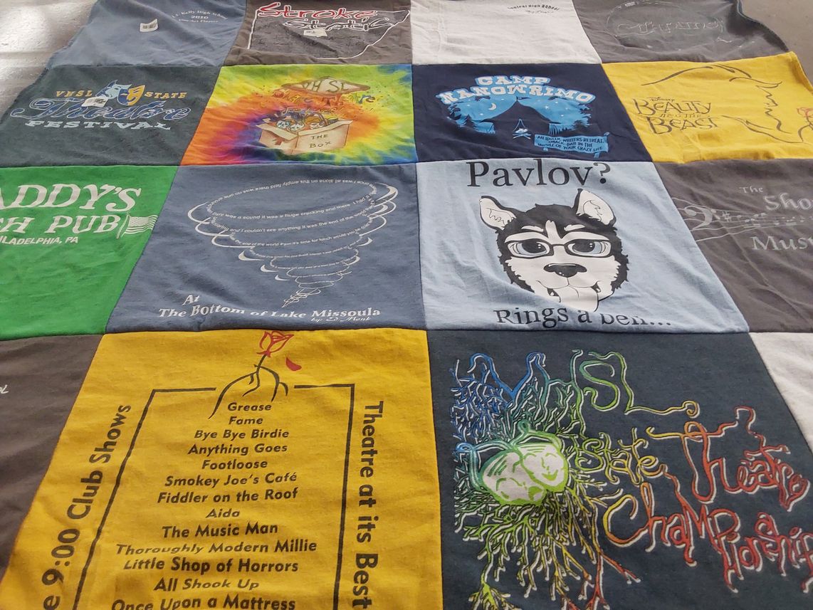 T-shirt quilt from valley state university by Jennifer from VA