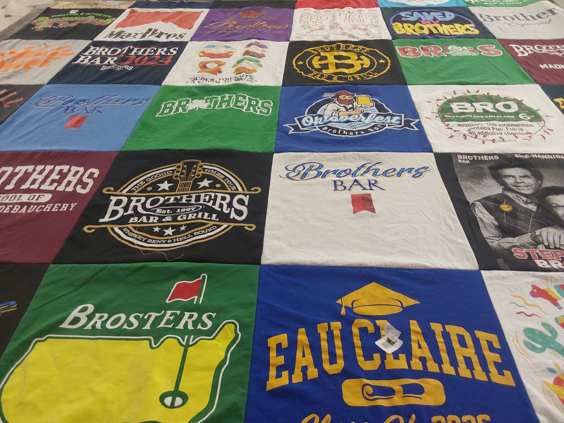T-shirt quilt from ea claire by Kurt from WI