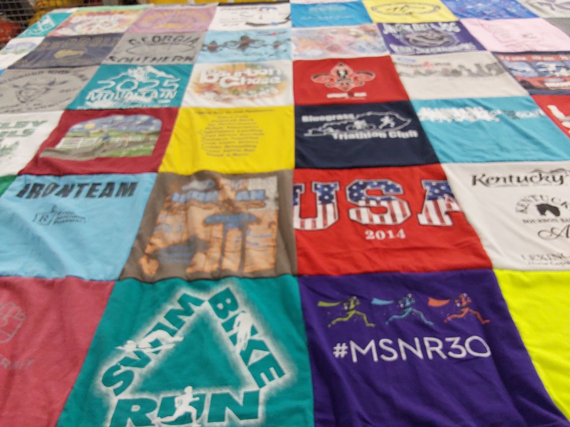 T-shirt quilt from georgia southern university by Robert from KY