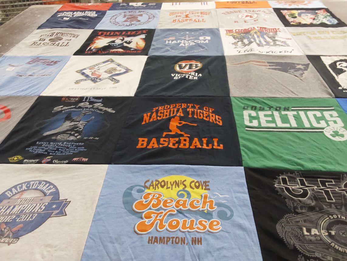 T-shirt quilt featuring boston celtics by Bill from NH