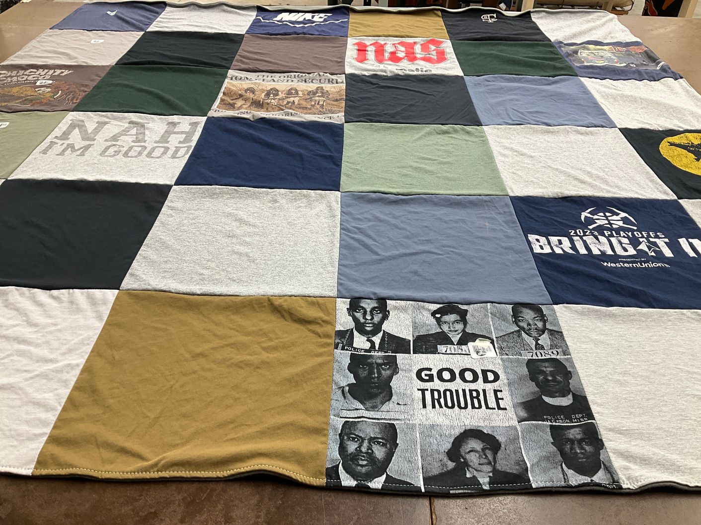 T-shirt quilt by Colleen from CO