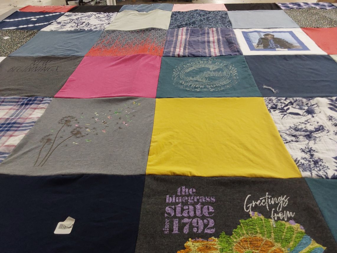 T-shirt quilt by Curtis from KY