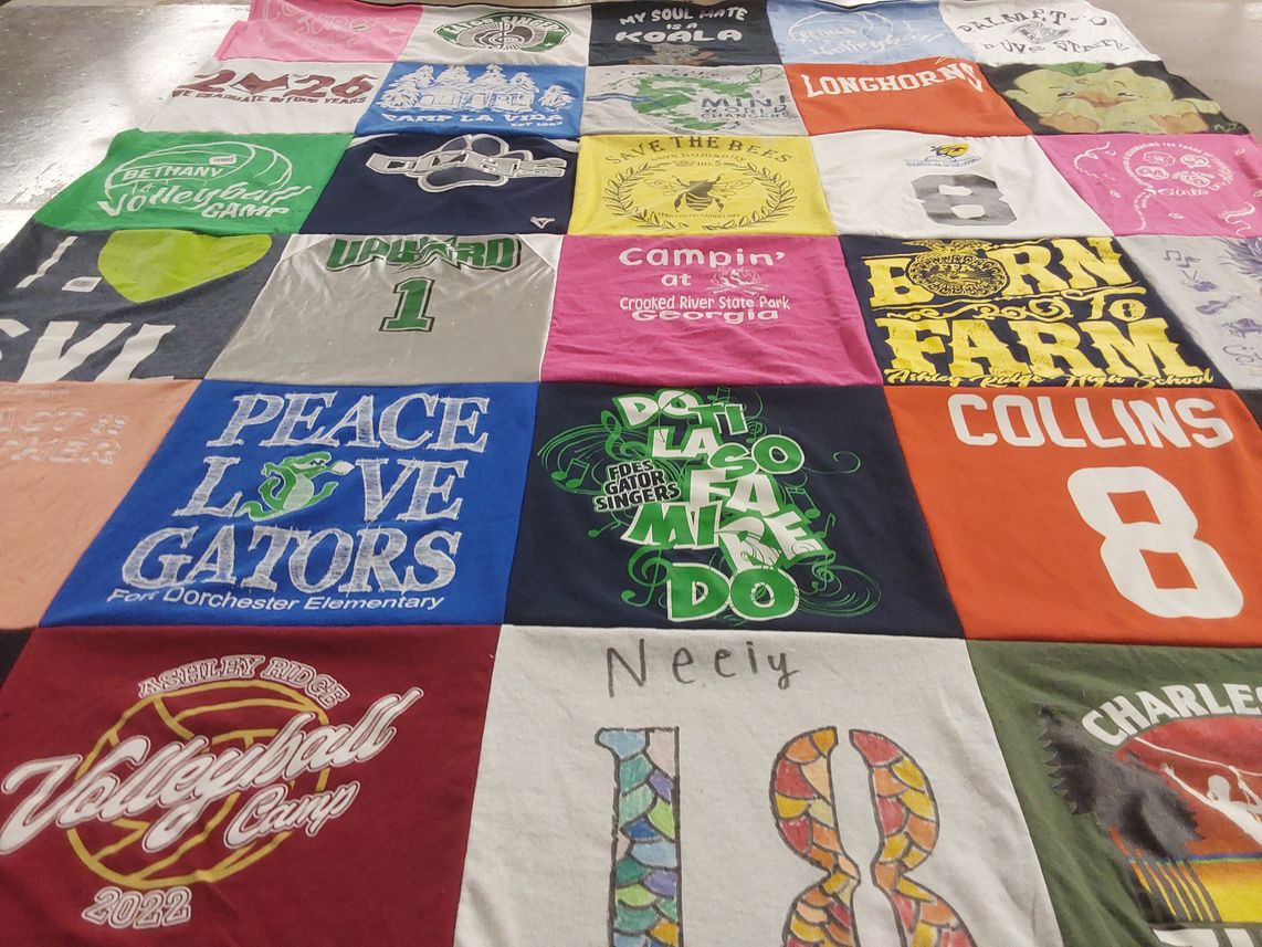T-shirt quilt featuring longhorns by Amanda from SC