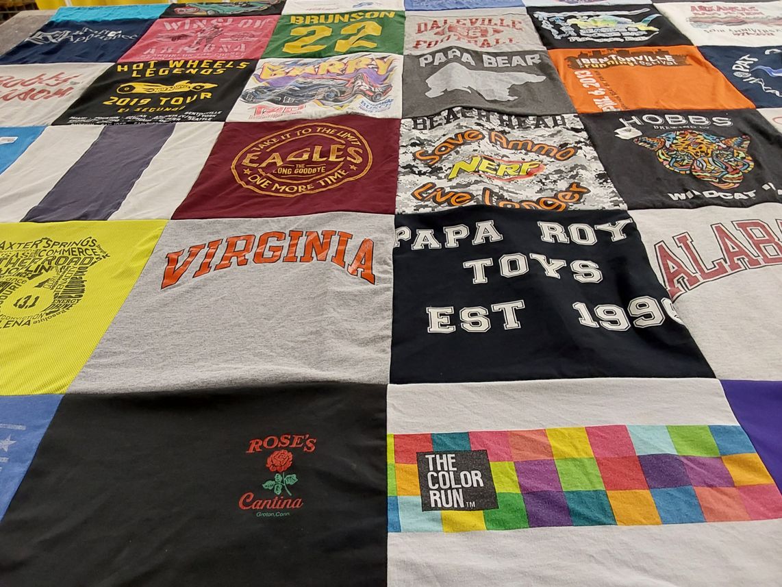 T-shirt quilt featuring n/a by Anne from AR