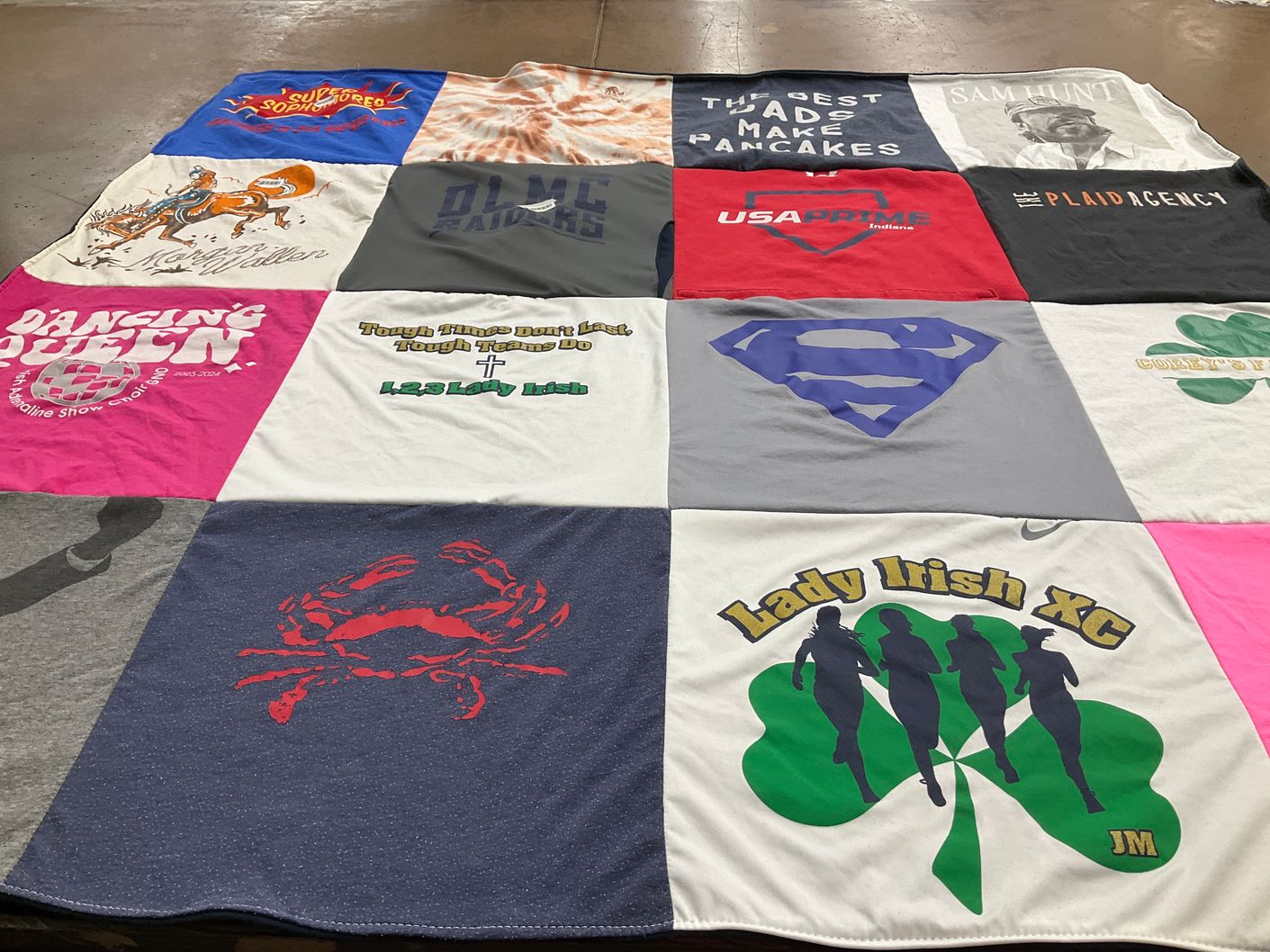 T-shirt quilt from lady irish xc by Samantha from IN