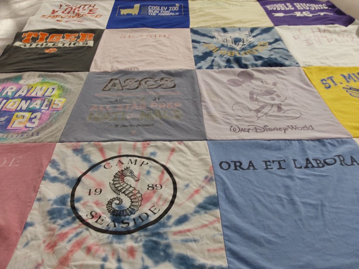 T-shirt quilt featuring tiger athletics by Greg from IL