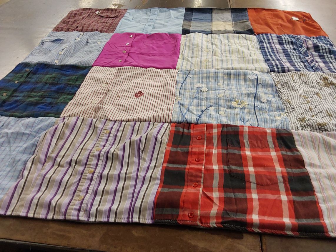 T-shirt quilt by Vickie from VA