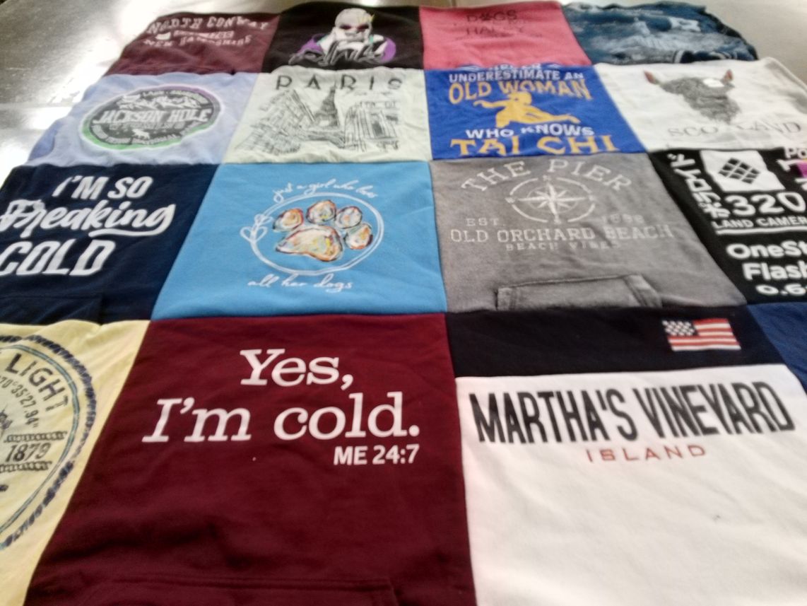 T-shirt quilt by Michelle from NH