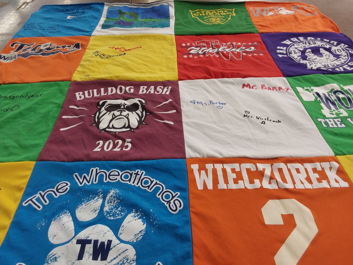 T-shirt quilt featuring tw by Jacqueline from IL