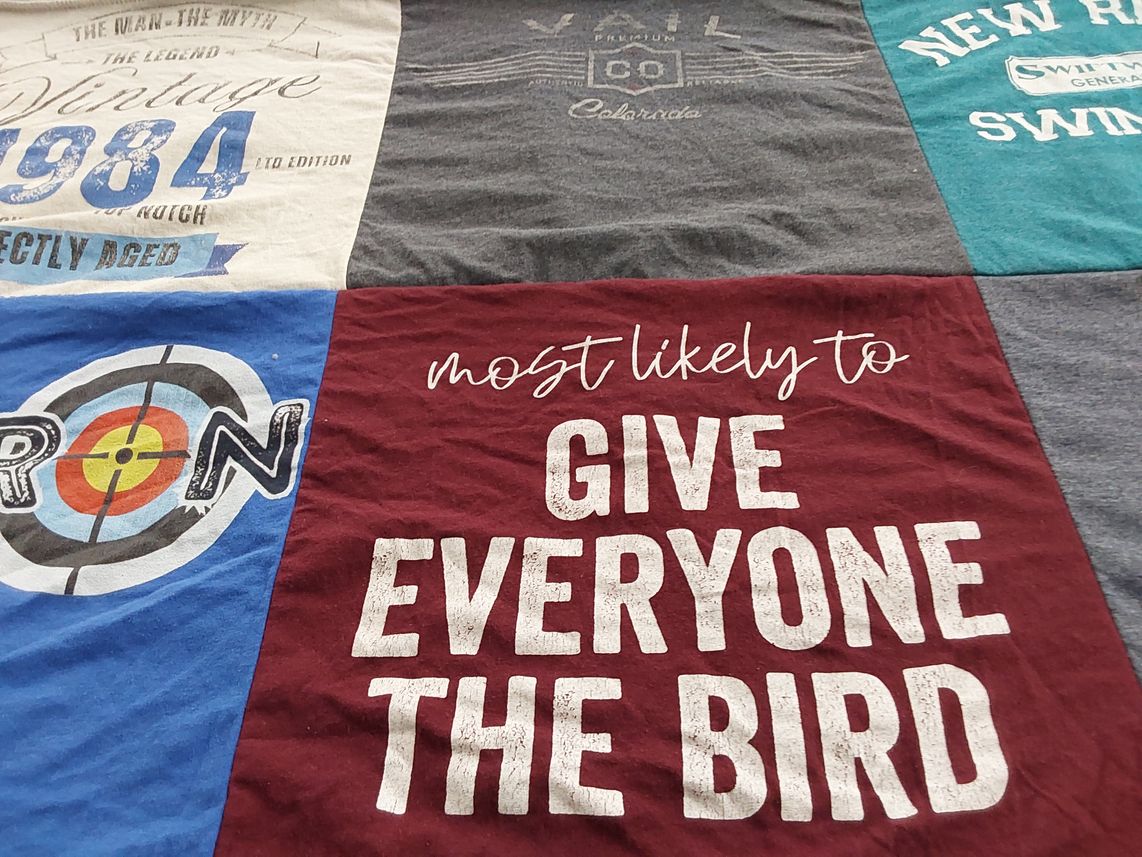 T-shirt quilt by ALINE from WV