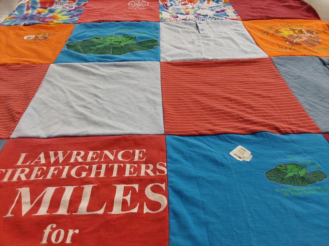 T-shirt quilt by Jacqueline from MA