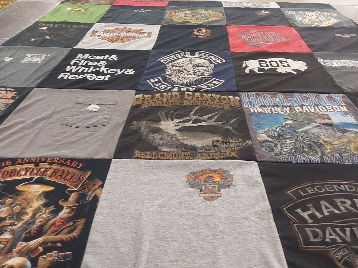 T-shirt quilt from colorado state university by Wendy from AZ