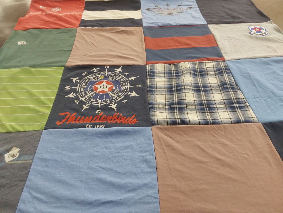 T-shirt quilt by Dora from MA
